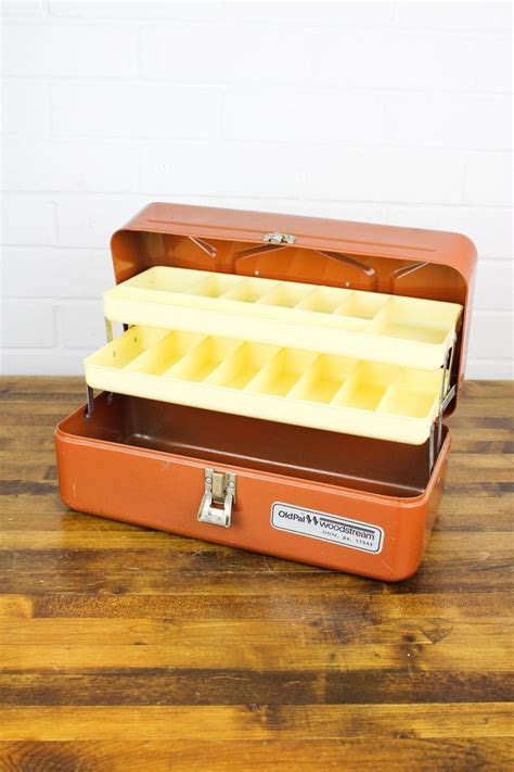 old pal woodstream metal tackle box|woodstream tackle box.